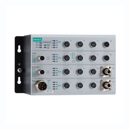 Moxa L2MgdEthSwtch, 12 10/100w/802.3At Poe+, Tn-4516A-12Poe-2Gpoe-2Gtxbp-Wv-T TN-4516A-12PoE-2GPoE-2GTXBP-WV-T